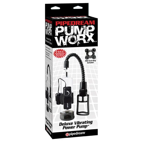 PUMP WORX DELUXE VIBRATING POWER PUMP
