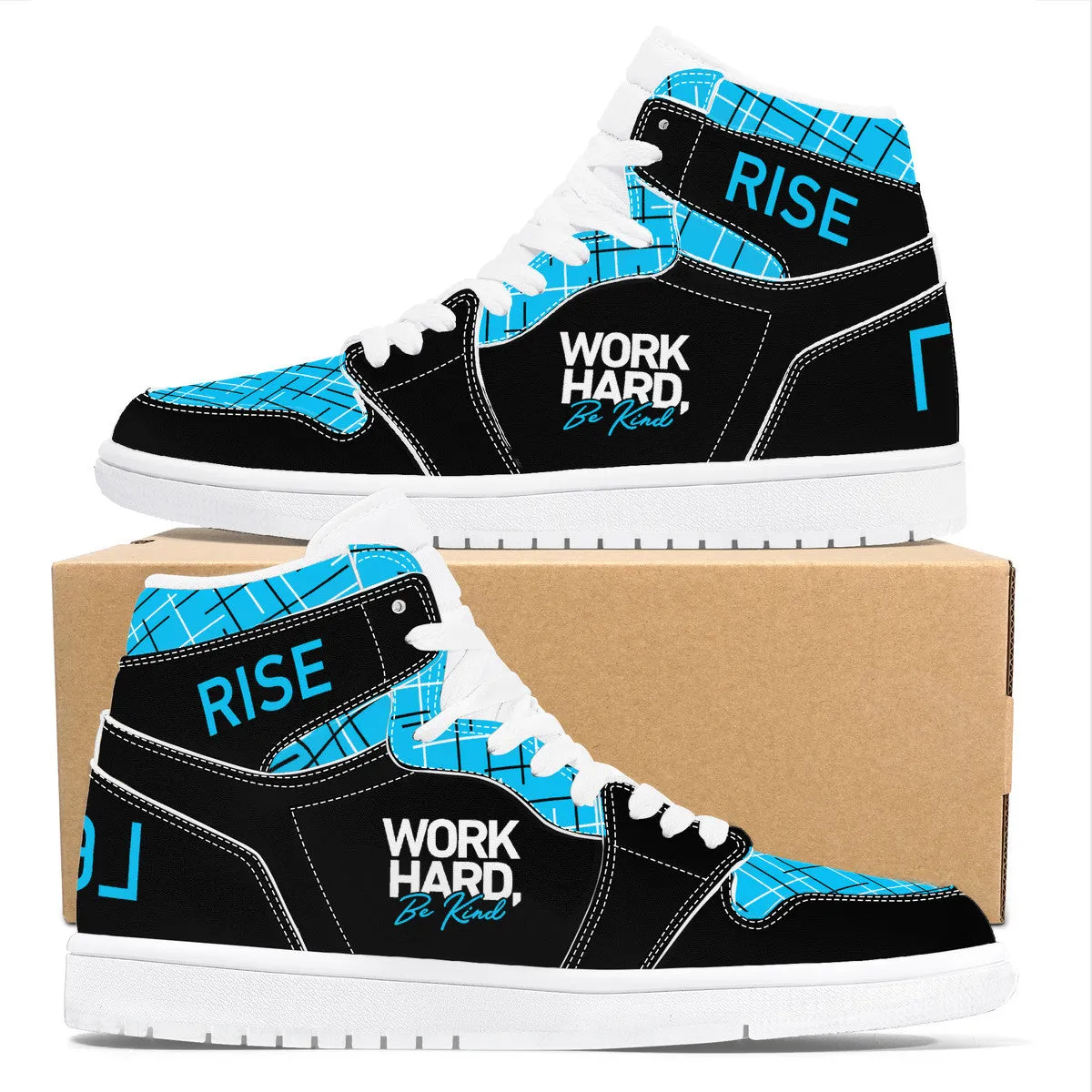 Real Rise Work Hard Be Kind High-Performance Basketball Shoes