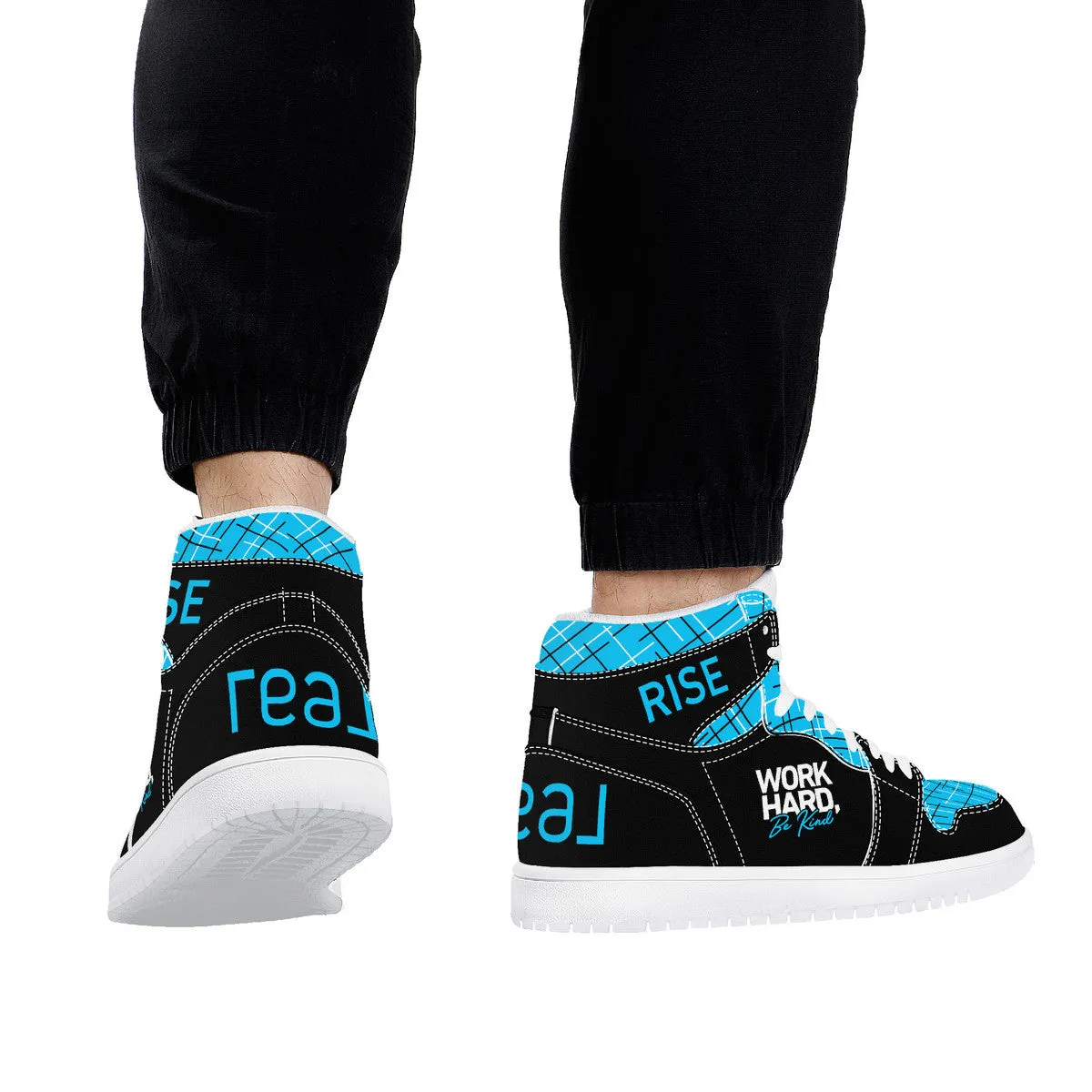 Real Rise Work Hard Be Kind High-Performance Basketball Shoes