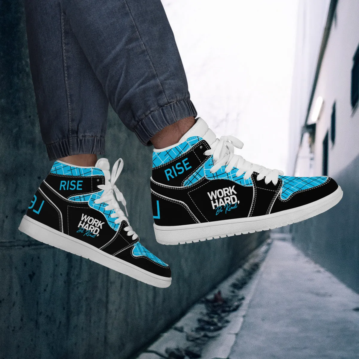 Real Rise Work Hard Be Kind High-Performance Basketball Shoes