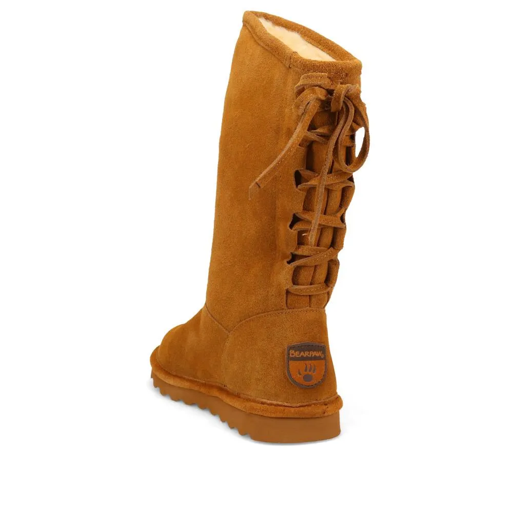 Rear-Laced Calf-Length Boots - EDNB40064 / 326 905