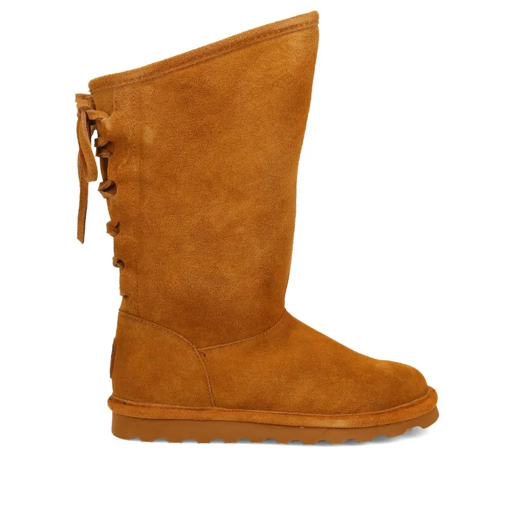 Rear-Laced Calf-Length Boots - EDNB40064 / 326 905