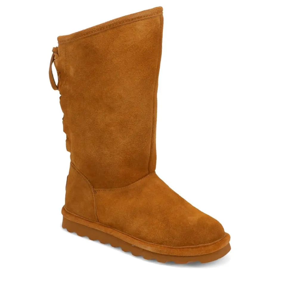 Rear-Laced Calf-Length Boots - EDNB40064 / 326 905