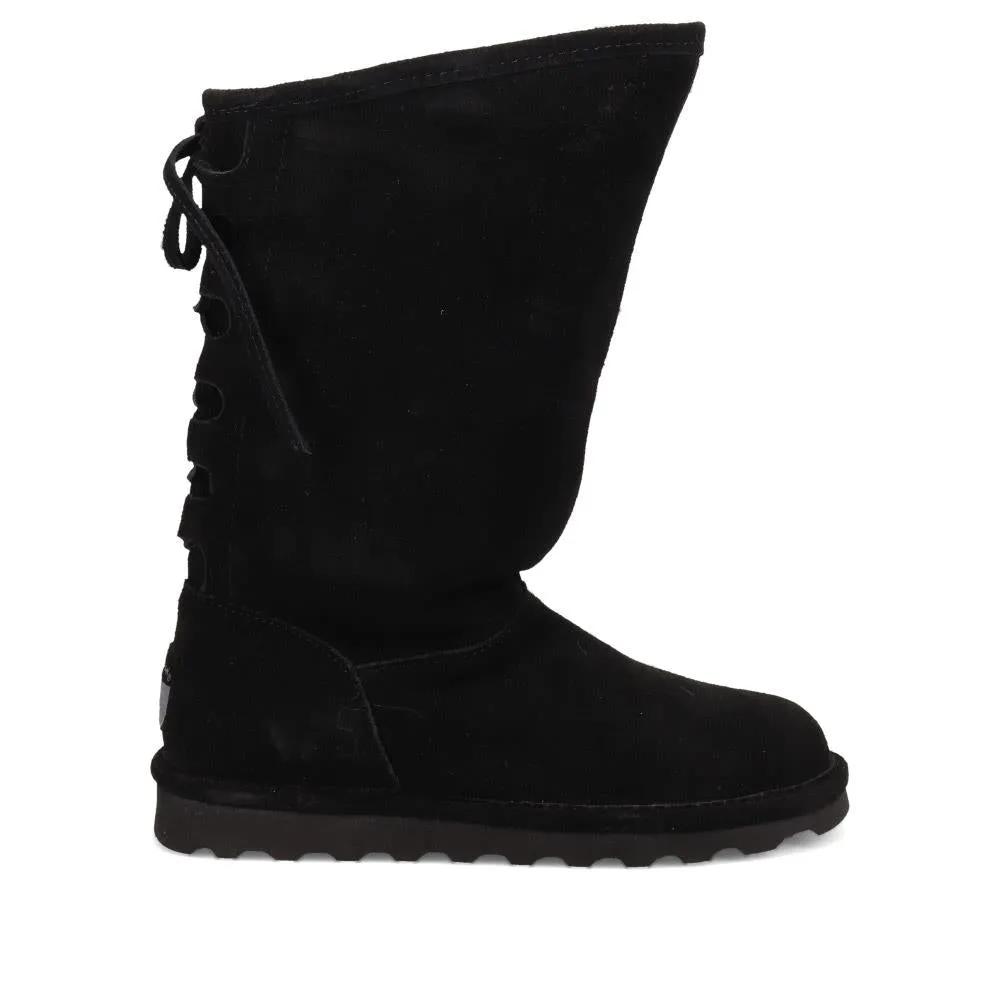 Rear-Laced Calf-Length Boots - EDNB40064 / 326 905