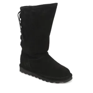 Rear-Laced Calf-Length Boots - EDNB40064 / 326 905