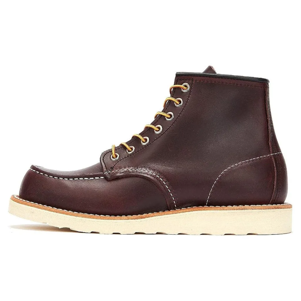 Red Wing Heritage Full Grain Leather 6 Inch Classic Men's Moc Toe Boots