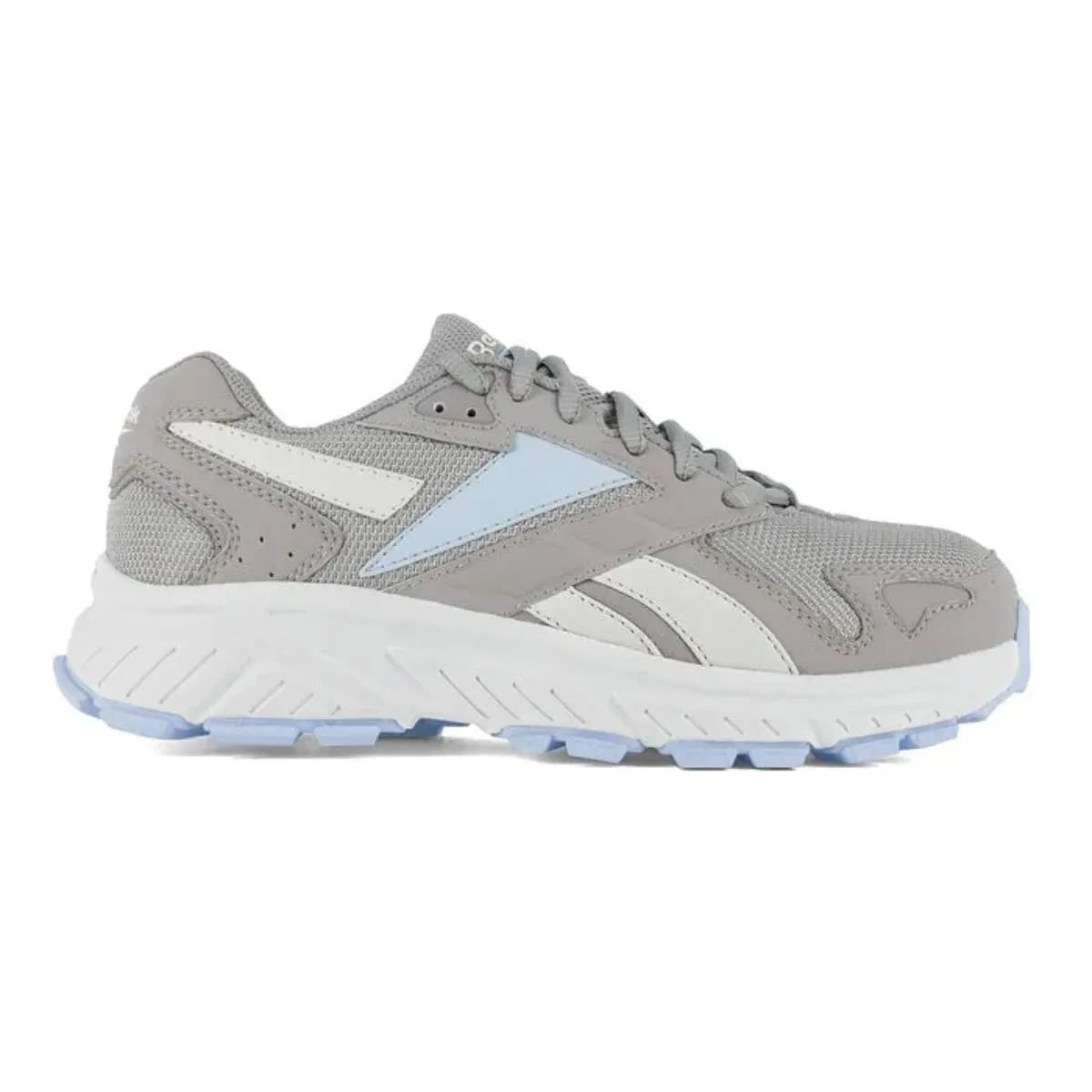 Reebok Women's RB362 Steel Toe EH Athletic Work Shoe in Grey Powder Blue
