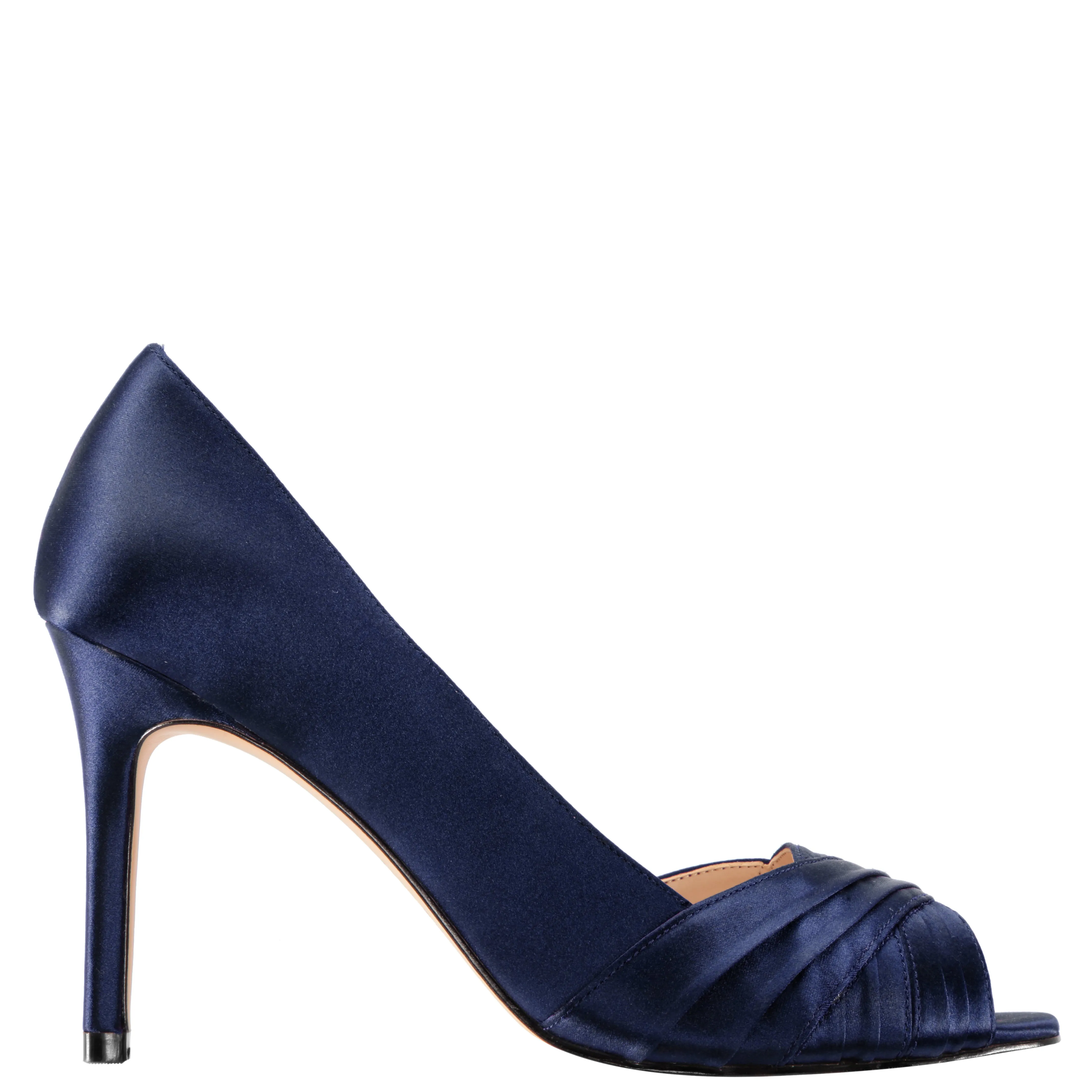 RHIYANA-NEW NAVY SATIN