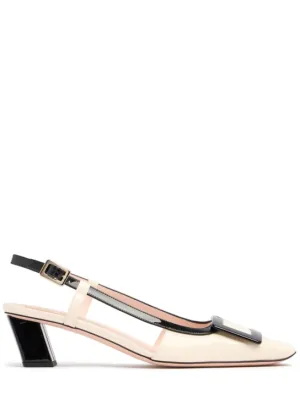 Roger Vivier   45mm Belle Vivier lacquered leather pump 