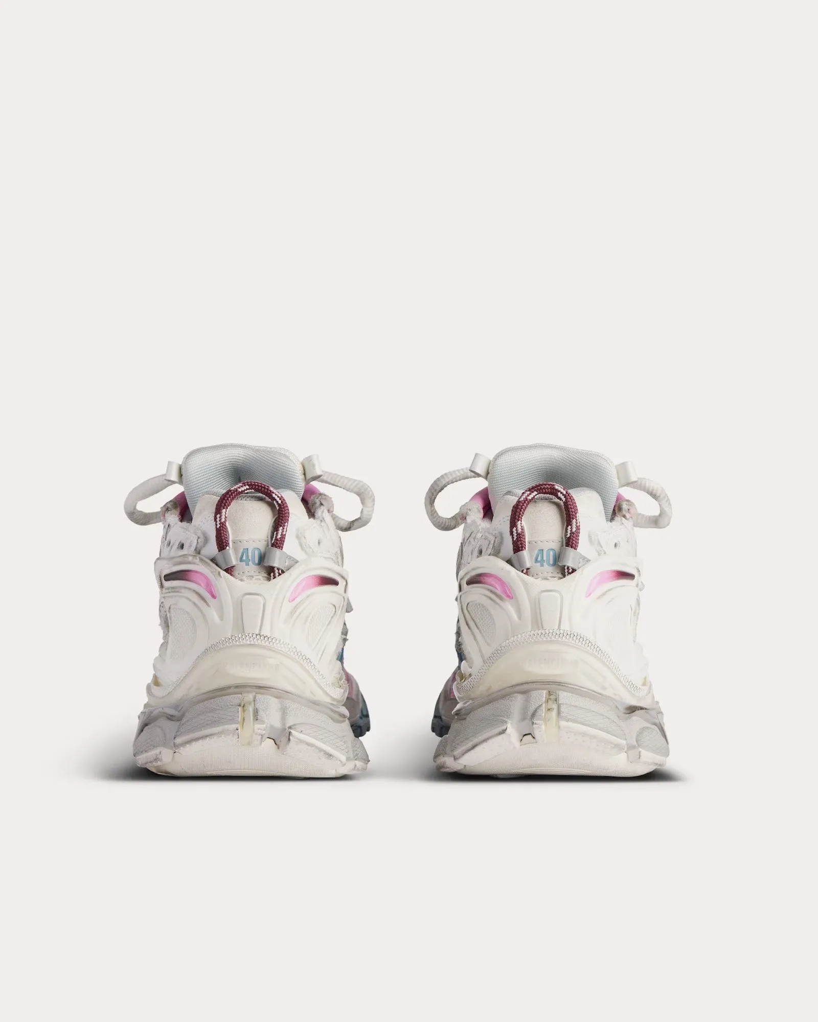 Runner Gradient White / Brown / Blue / Pink / Grey Low Top Sneakers