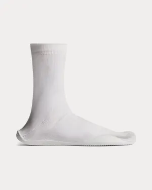Sock Technical Knit White High Top Sneakers