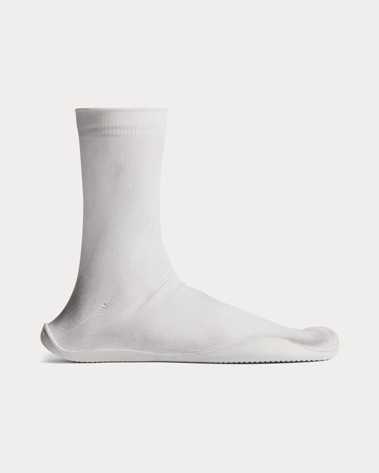 Sock Technical Knit White High Top Sneakers