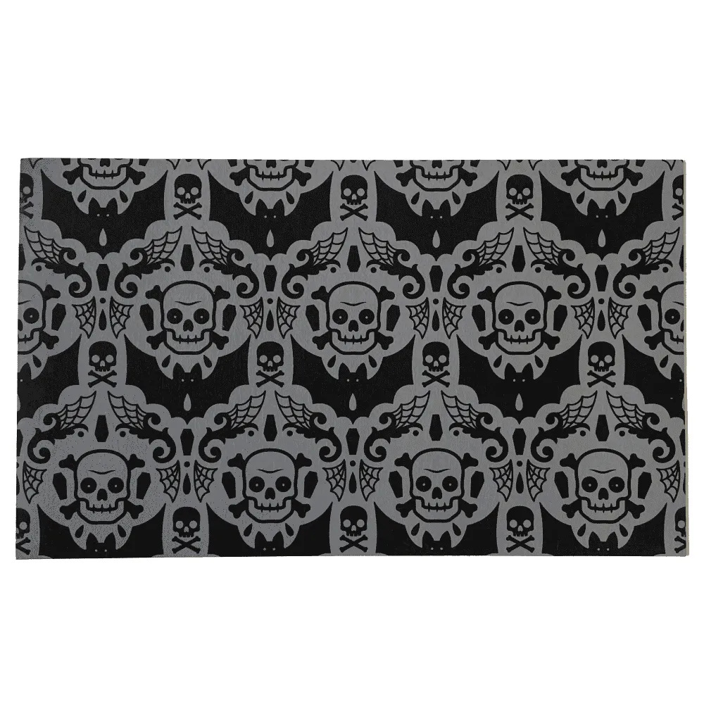 Spooky Damask Rug by Sourpuss Clothing