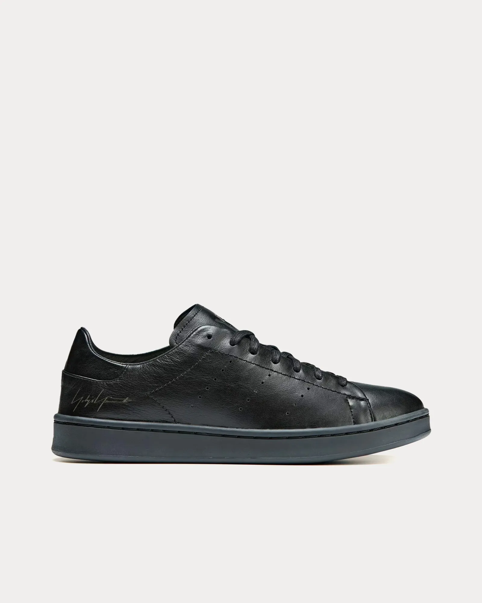 Stan Smith Leather Black / Black / Black Low Top Sneakers