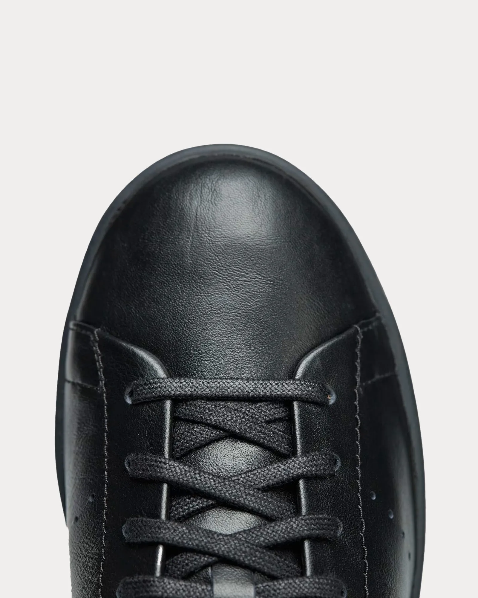 Stan Smith Leather Black / Black / Black Low Top Sneakers