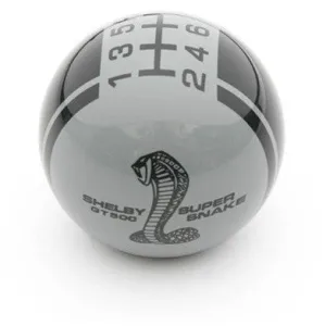 Super Snake Shift Knob - Grey w Black Stripes