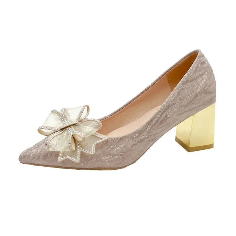 Thick Heel Wedding Sandals