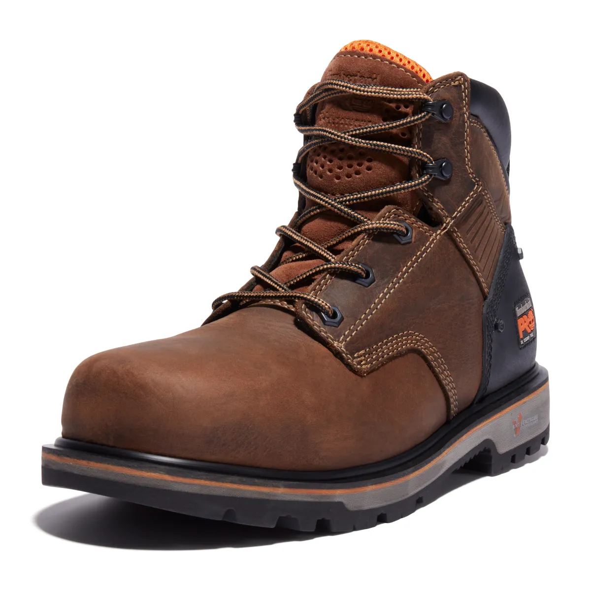 'Timberland Pro' Men's 6" Ballast EH Comp Toe - Mocha Full-Grain