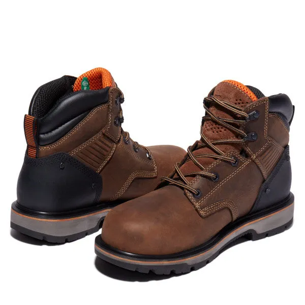 Timberland Pro Men's Ballast 6" Comp Toe Work Boot- Brown- TB0A29HT214