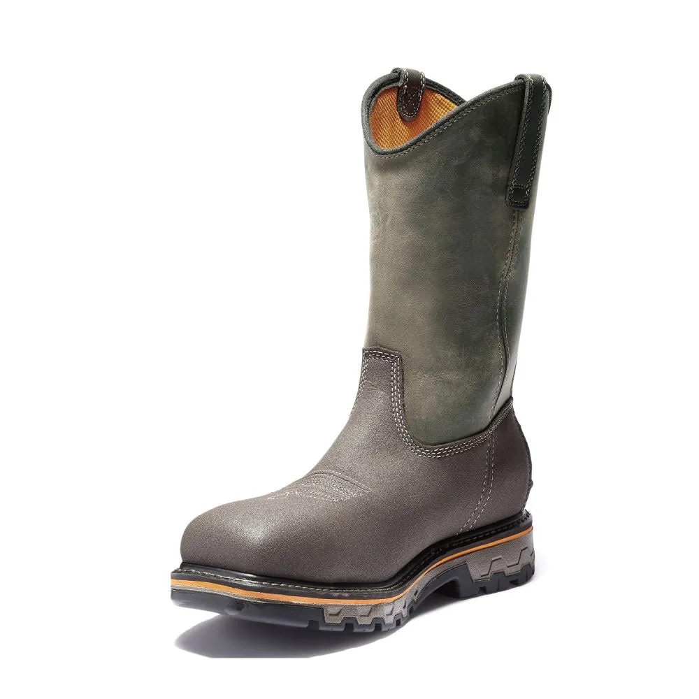 'Timberland Pro' Men's True Grit EH WP Comp Toe - Brown / Turkish Coffee Distressed