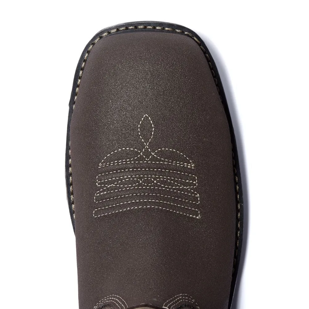 'Timberland Pro' Men's True Grit EH WP Comp Toe - Brown / Turkish Coffee Distressed