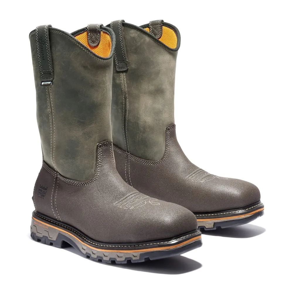 'Timberland Pro' Men's True Grit EH WP Comp Toe - Brown / Turkish Coffee Distressed