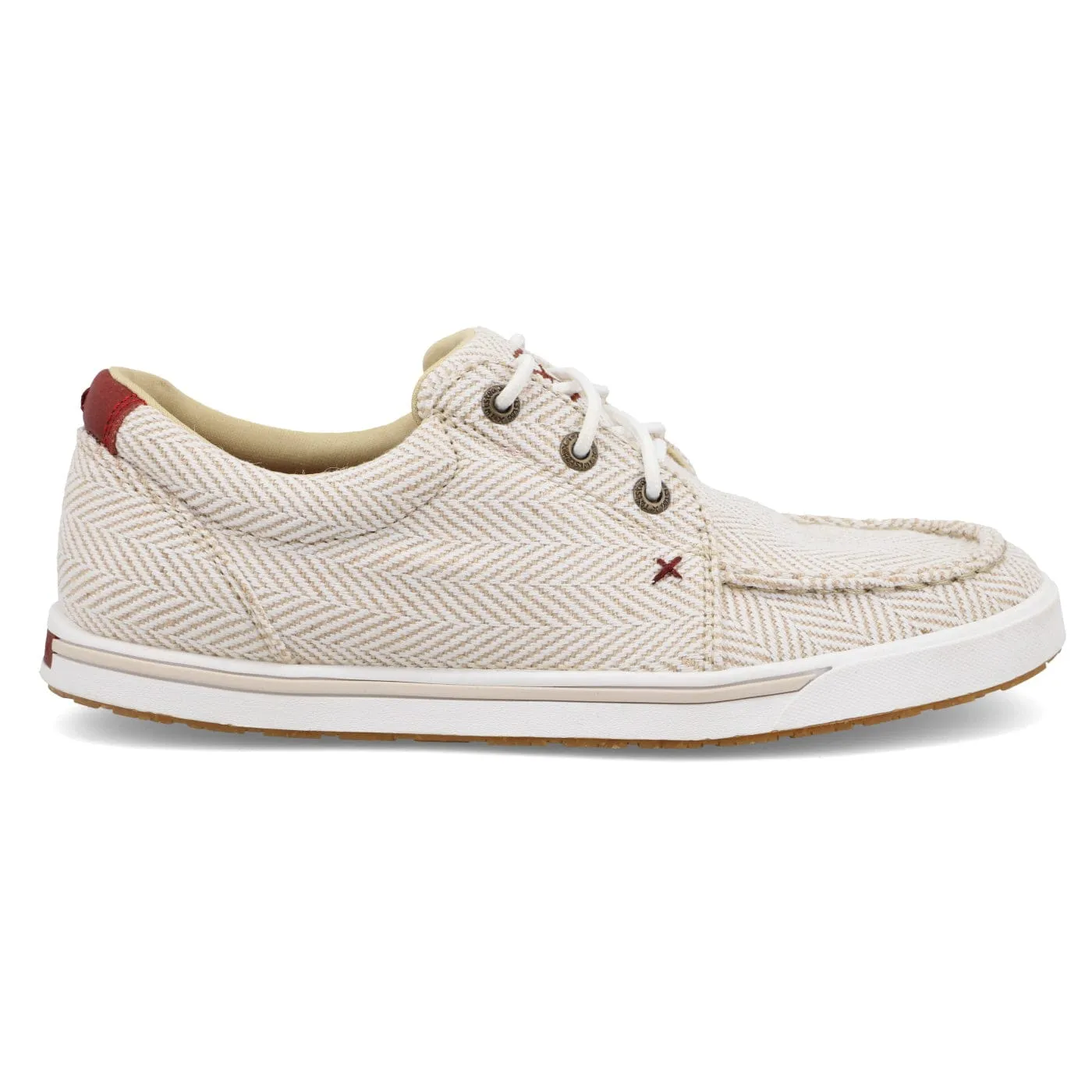 Twisted X Women's Sand & White Kicks Shoe WCA0082
