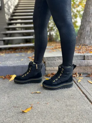 Tyra in Black/Gold