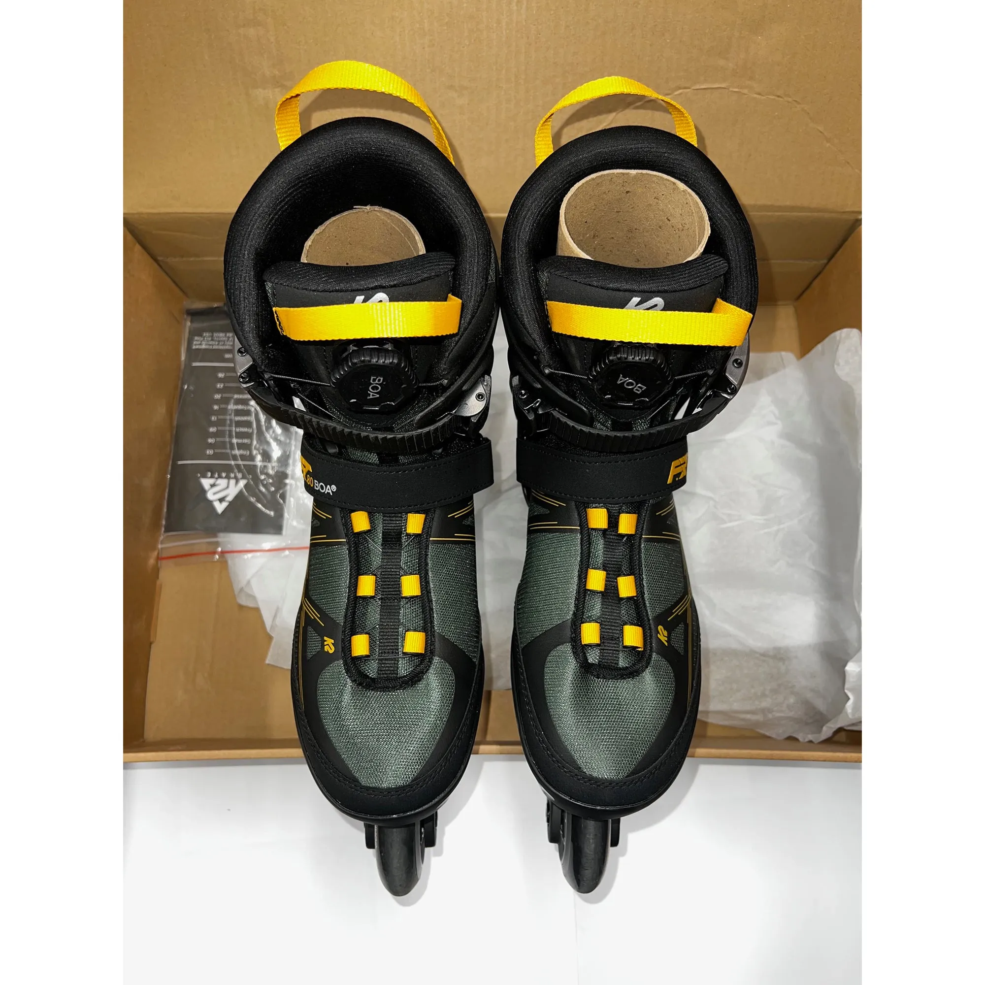 Used K2 F.I.T. 80 Boa Gray Mens Inline Skates - Lightly Used - Various Sizes