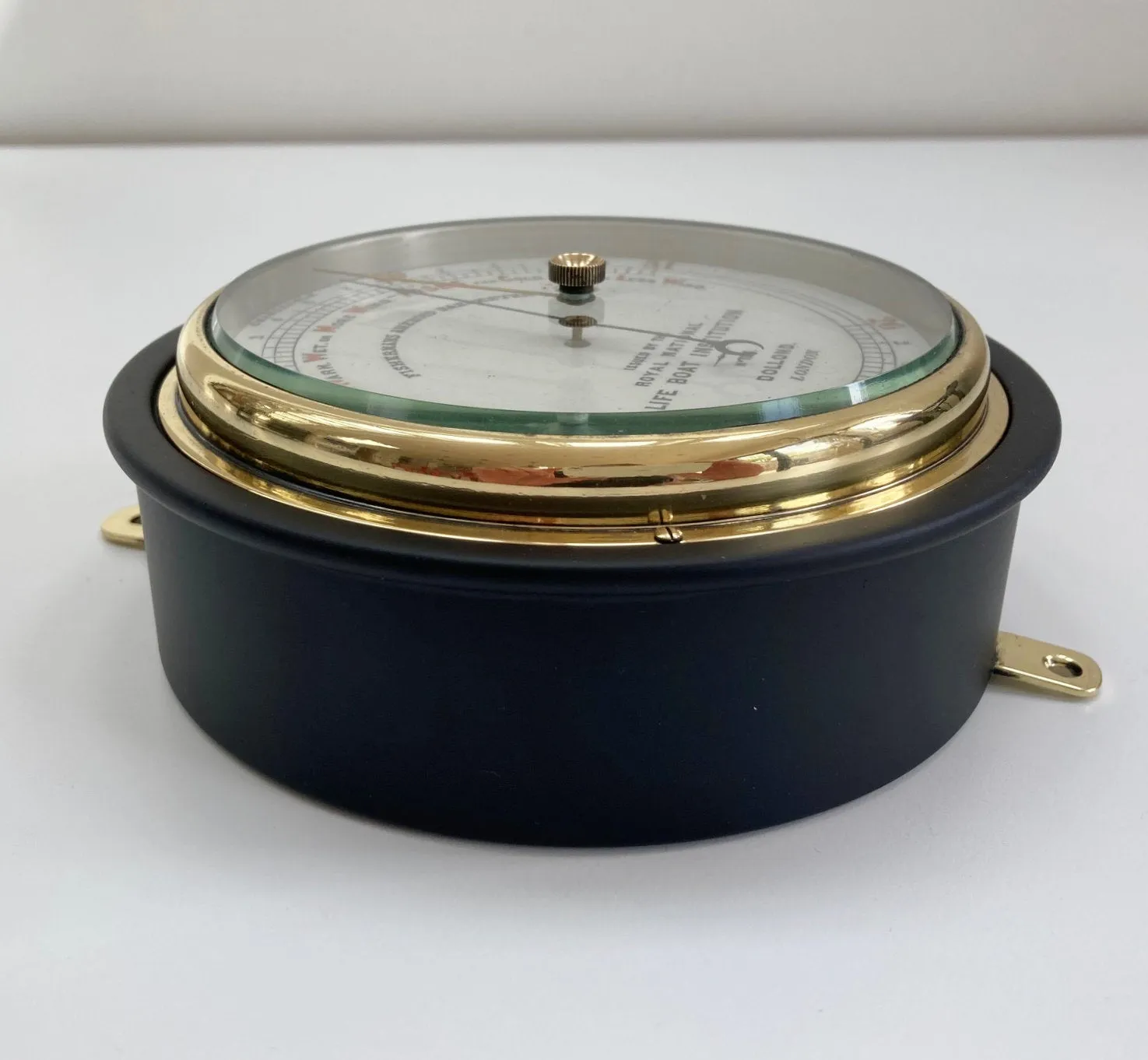Victorian RNLI Fishermans Aneroid Barometer by Dollond of London