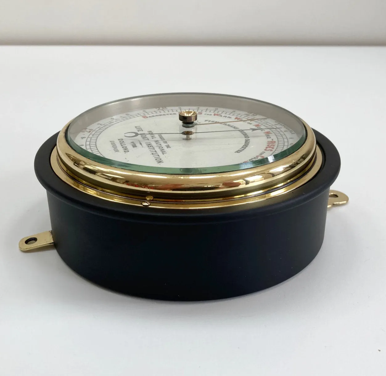 Victorian RNLI Fishermans Aneroid Barometer by Dollond of London