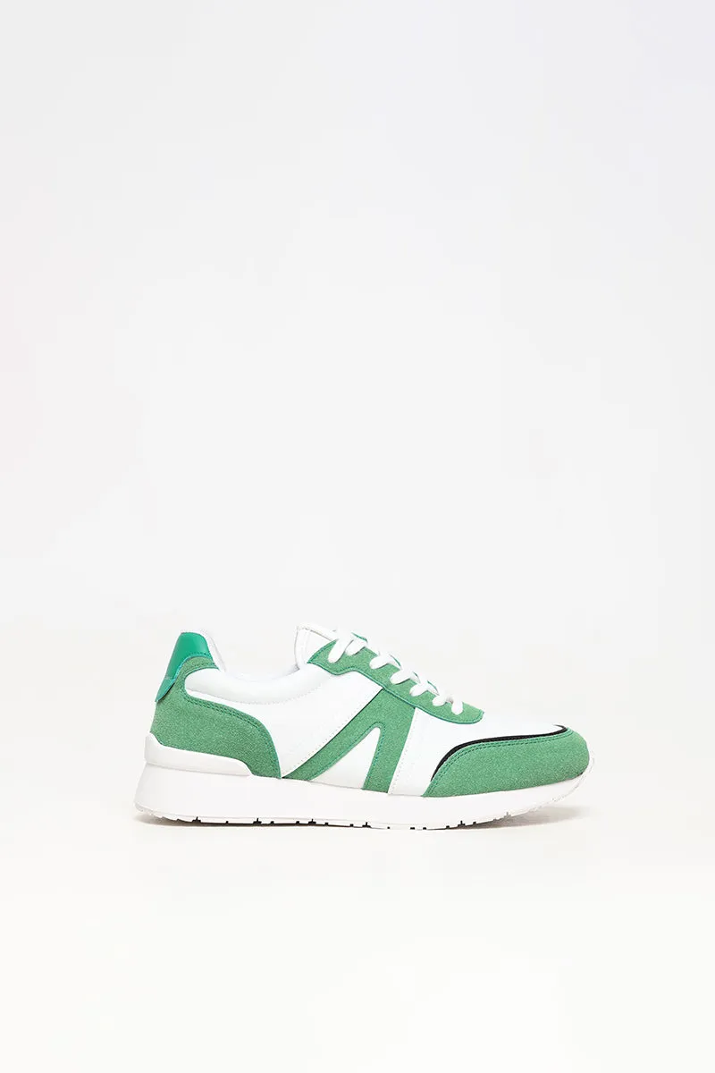 White & Green Trainer
