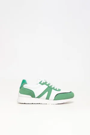 White & Green Trainer