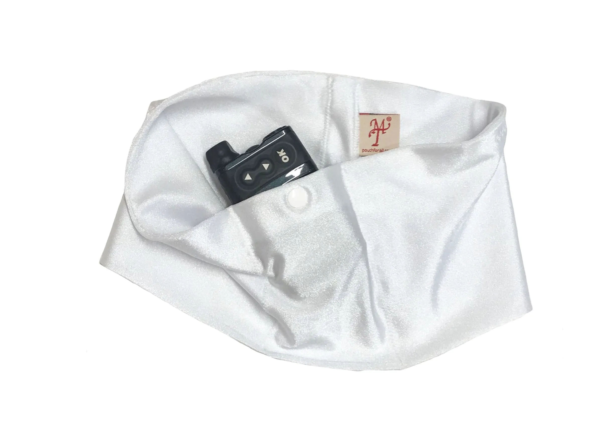 White Pump Waist Band Pouch