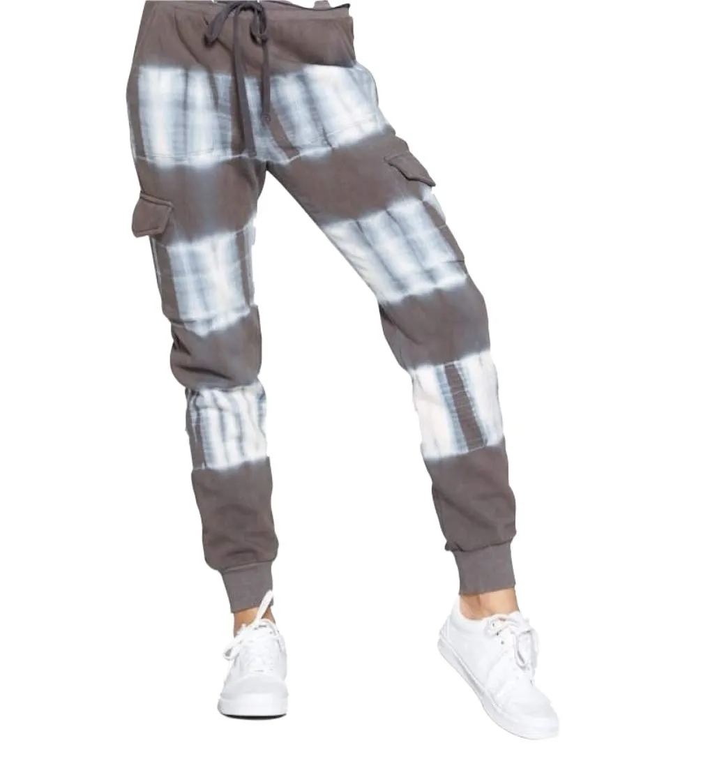 Women's Tie Dye Jogger Sweatpants Active Running Drawstring Sweat Pant