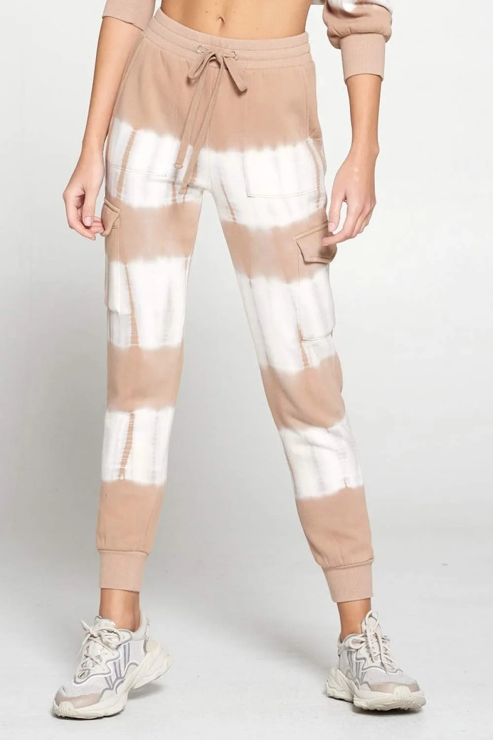 Women's Tie Dye Jogger Sweatpants Active Running Drawstring Sweat Pant