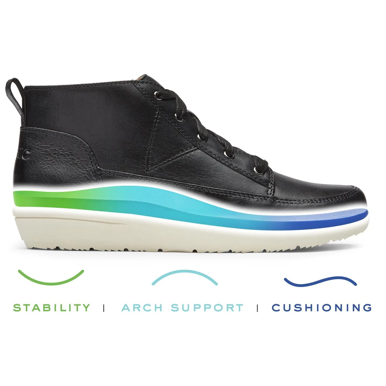 Women's Vionic Shawna Black Leather