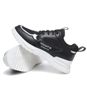 xiangtuibao Summer Breathable Mesh Shoes  Casual Mens Sneakers Fashion Running Shoes Non-slip Men Shoes Trendy Heightening Shoes