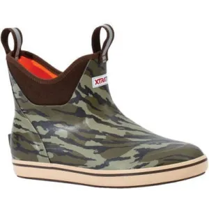 Xtratuf Men's 6" Mossy Oak Bottomlands Ankle Deck WP Boot - XMABMOB